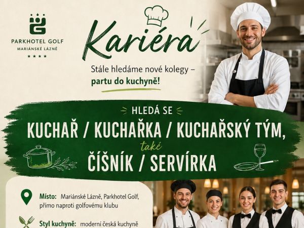 Kuchař + číšníci