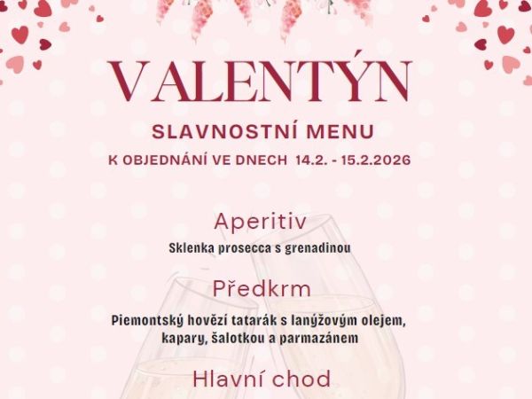 Menu Valentýn