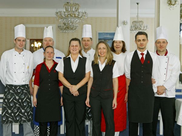 Das Restaurant- und Küche-Team